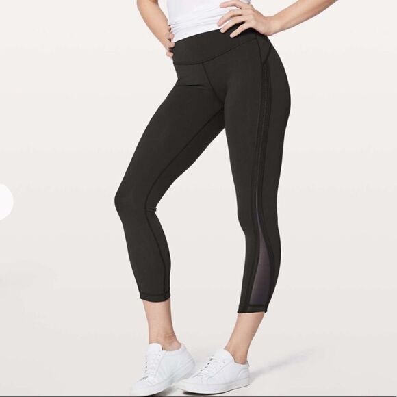 Lululemon Wunder Under Hi-Rise 7/8 Tight (Awaken) 25" Black - Picture 1 of 13